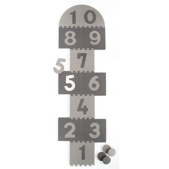 BABYDAN SKÁKACÍ PANÁK - PODLOŽKA PUZZLE 90X90CM - HRACÍ PODLOŽKY NA ZEM - SPINKÁNÍ