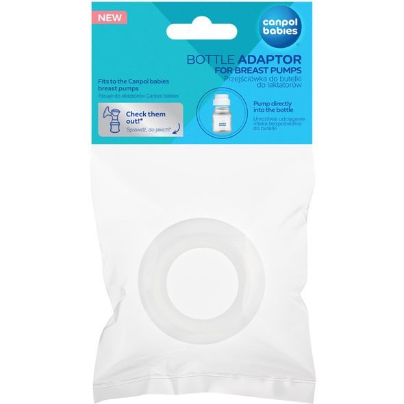 CANPOL BABIES ADAPTÉR NA LAHVE PRO ODSÁVAČKY MATEŘSKÉHO MLÉKA 1KS - ODSÁVAČKY MATEŘSKÉHO MLÉKA - KRMENÍ