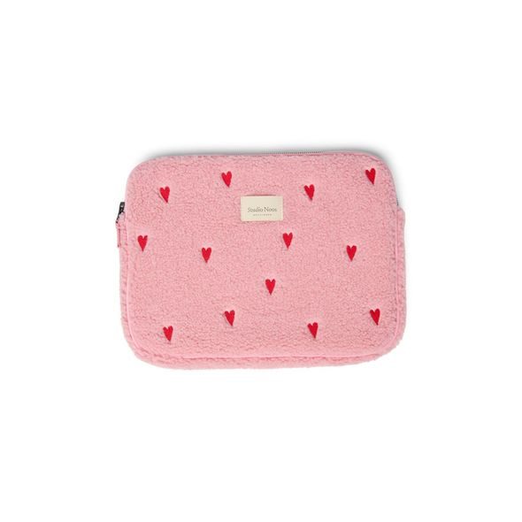 STUDIO NOOS TEDDY OBAL NA LAPTOP 13´| LIGHT PINK HEARTS - DOPLŇKY - PRO MAMINKY
