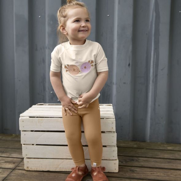 LÄSSIG SPLASH SHORT SLEEVE RASHGUARD CORALS PEACH ROSE 19-24M - UV OBLEČENÍ - PRO DĚTI