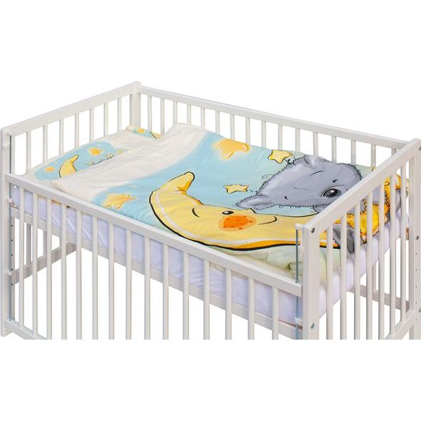 SCARLETT DĚTSKÁ POSTÝLKA S KOMPLETNÍ VÝBAVOU SCARLETT 120 X 60 CM - MIMAS - DŘEVĚNÉ POSTÝLKY - SPINKÁNÍ