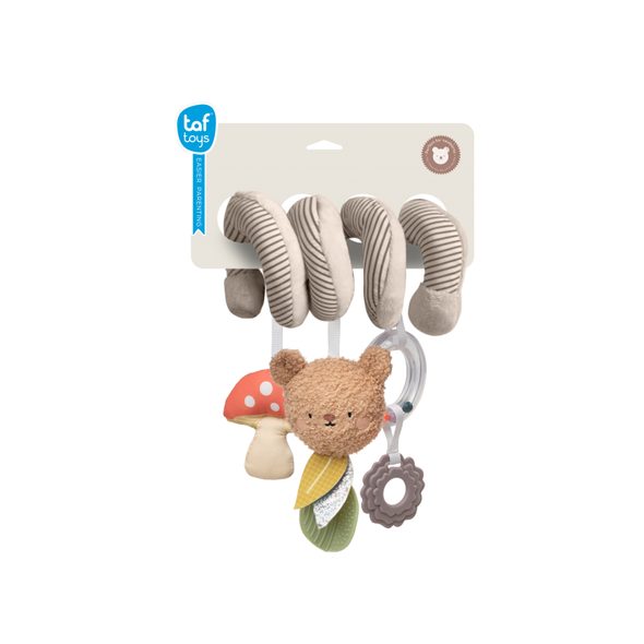 TAF TOYS SPIRÁLA S MEDVÍDKEM BEAR HUGS - HRAČKY K ZAVĚŠENÍ - PRO DĚTI