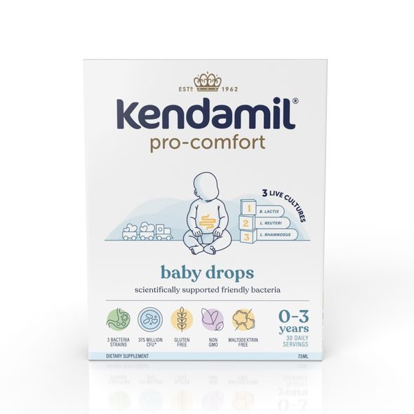 KENDAMIL PRO-COMFORT KAPKY PRO DĚTI (7,5 ML), DOPLNĚK STRAVY S PROBIOTIKY - MLÉKA A VÝŽIVA - KRMENÍ