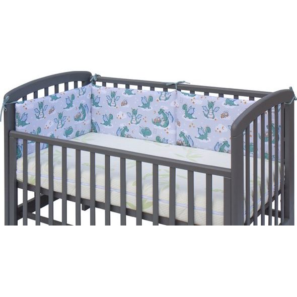 SCARLETT MANTINEL DO POSTÝLKY 4DÍLNÝ SCARLETT DINO 180X30CM TYRKYSOVÁ - MANTINELY - SPINKÁNÍ