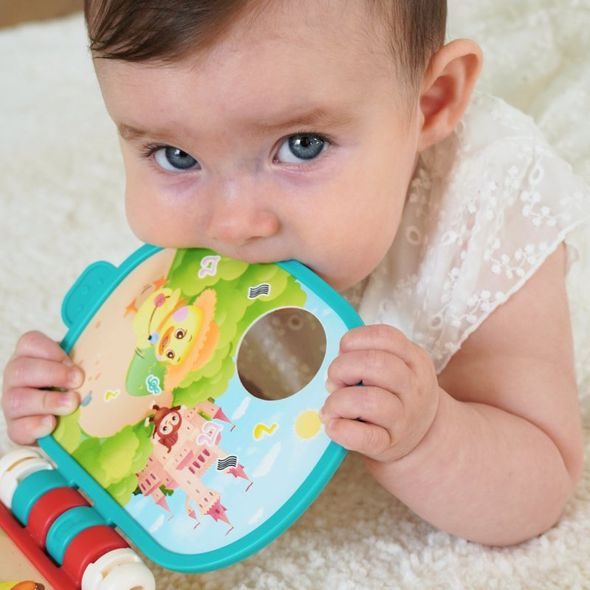 BO JUNGLE HUDEBNÍ KNÍŽKA GIRAFFE 12M+ - HRAČKY SE ZVUKY - PRO DĚTI