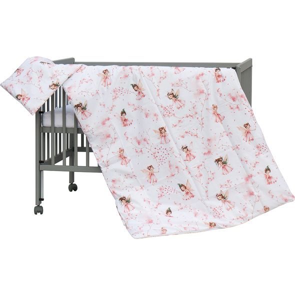 SCARLETT POVLEČENÍ DO POSTÝLKY 2DÍLNÉ 135 X 100 CM VÍLA RŮŽOVÁ - POVLEČENÍ DO POSTÝLKY - SPINKÁNÍ