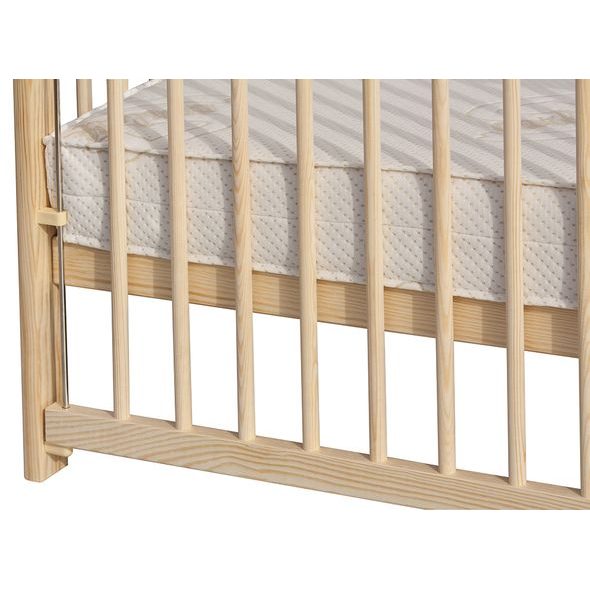 SCARLETT DĚTSKÁ POSTÝLKA SCARLETT DOMINIK - ECO PŘÍRODNÍ (BOROVICE) - STAHOVACÍ BOČNICE - 140 X 70 CM - DŘEVĚNÉ POSTÝLKY - SPINKÁNÍ