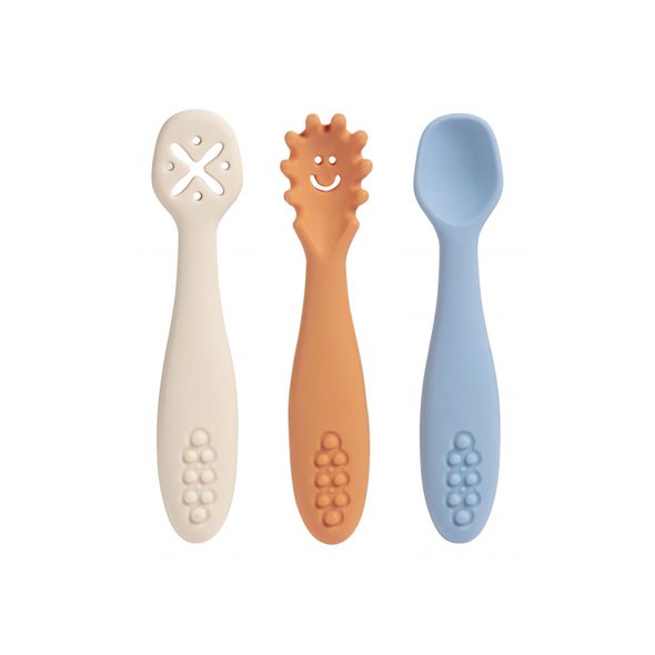 BEBECONFORT PRVNÍ LŽIČKY SILIKONOVÉ 3 KS - LŽIČKY A PŘÍBORY - KRMENÍ