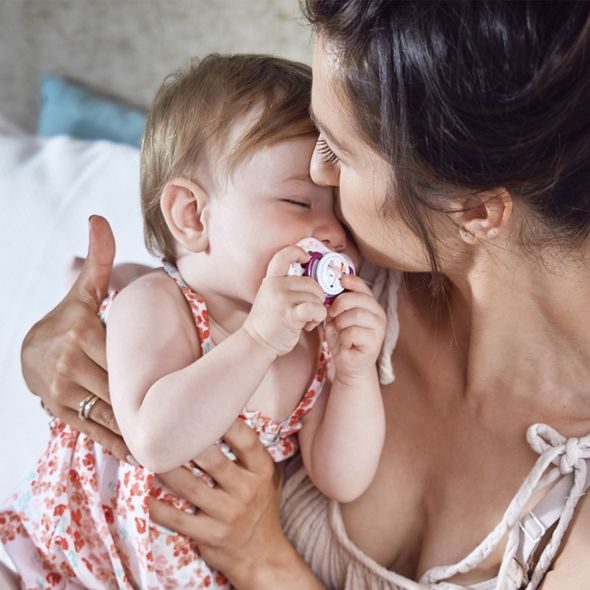 LOVI DUDLÍK SILIKONOVÝ DYNAMICKÝ 3-6M INDIAN SUMMER 2KS GIRL - ŠIDÍTKA A DOPLŇKY - KRMENÍ