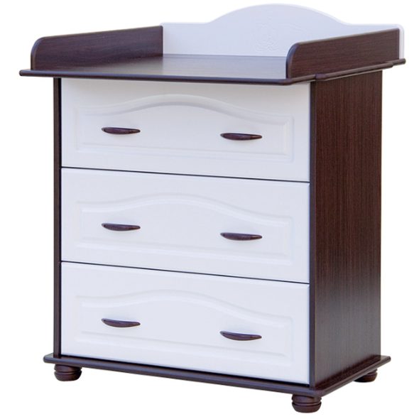 SCARLETT PŘEBALOVACÍ KOMODA BÍLÁ (MDF) - PŘEBALOVACÍ KOMODY - PŘEBALOVÁNÍ