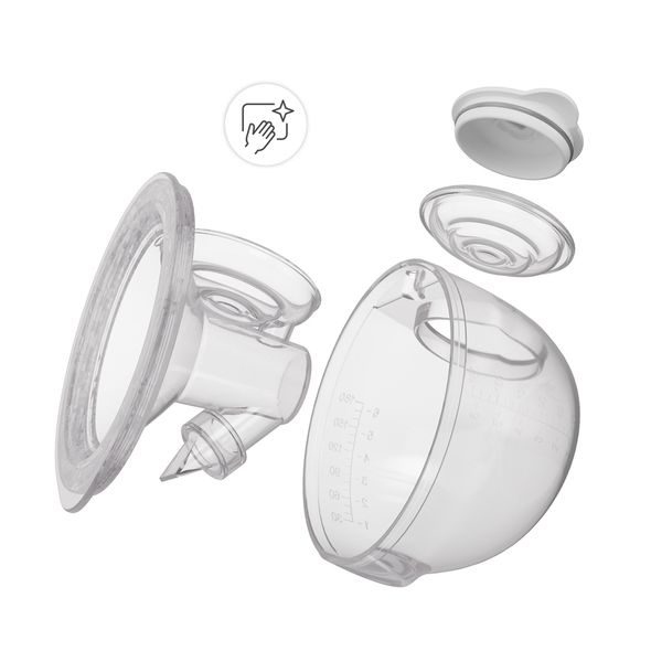 KINDERKRAFT ODSÁVAČKA MATEŘSKÉHO MLÉKA S FUNKCÍ OHŘEVU KRKU DOUBLE HANDS-FREE GENTLENESTE - ODSÁVAČKY MATEŘSKÉHO MLÉKA - KRMENÍ