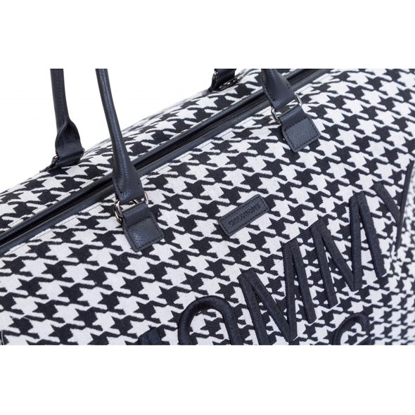 CHILDHOME PŘEBALOVACÍ TAŠKA MOMMY BAG PEPITO BLACK - PŘEBALOVACÍ TAŠKY - KOČÁRKY A PŘÍSLUŠENSTVÍ