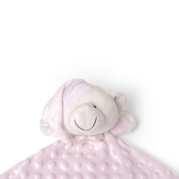 INTERBABY SET - OSUŠKA FROTÉ 100X100 MEDVÍDEK SPÍ + PŘÍTULKA - RŮŽOVÁ - OSUŠKY A DĚTSKÉ ŽUPANY - KOUPÁNÍ A ZDRAVÍ