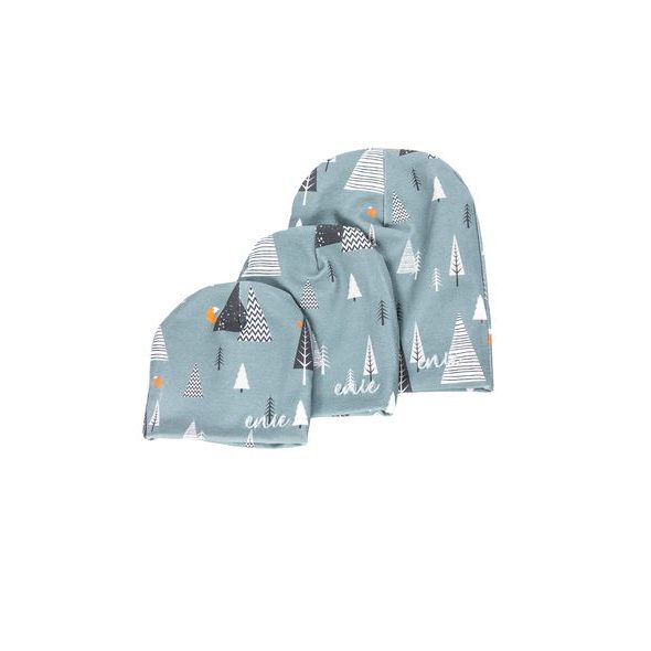 ENIE BABY DĚTSKÁ ČEPICE S OHYBEM 9-12M FOREST - ČEPIČKY A KLOBOUČKY - PRO DĚTI