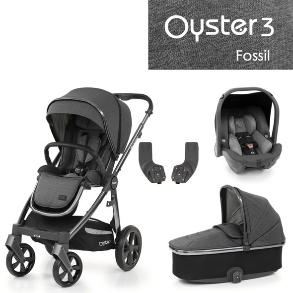 OYSTER 3 ZÁKLADNÍ SET 4V1 FOSSIL 2022 - TROJKOMBINACE - KOČÁRKY A PŘÍSLUŠENSTVÍ