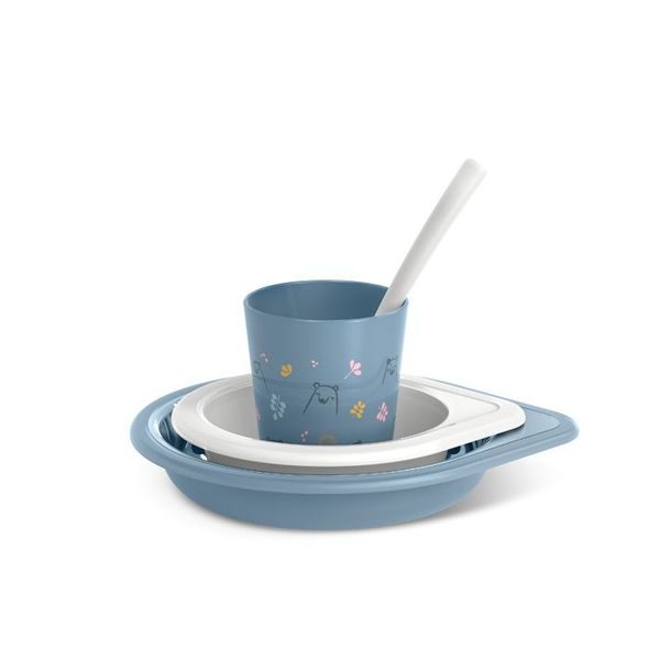 SUAVINEX JÍDELNÍ SET BEAR +6 M - MISKY, TALÍŘKY A PODLOŽKY - KRMENÍ