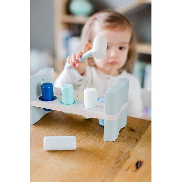 KINDSGUT DŘEVĚNÁ ZATLOUKAČKA - MOTORICKÉ A HRY - PRO DĚTI