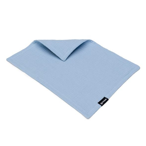 T-TOMI MUŠELÍNOVÁ PLENA POD HLAVIČKU BLUE - LÁTKOVÉ PLENY ALL IN ONE - PŘEBALOVÁNÍ