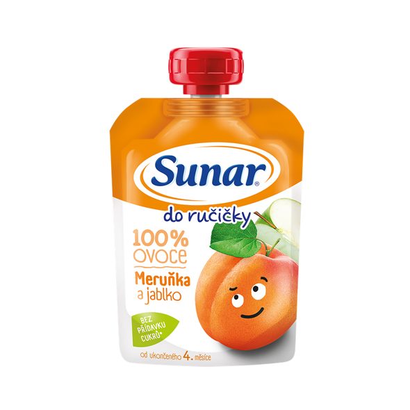 SUNAR DO RUČIČKY MERUŇKA, JABLKO 100G - KAPSIČKY - KRMENÍ