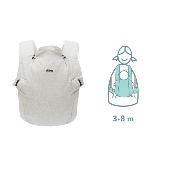 FILLIKID NOSÍTKO NATURAL LIGHT MELANGE - KLOKANKY A ŠÁTKY - NOŠENÍ & SPORT