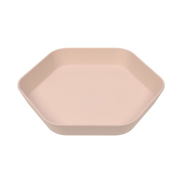 LÄSSIG PLATE GEO POWDER PINK - MISKY, TALÍŘKY A PODLOŽKY - KRMENÍ