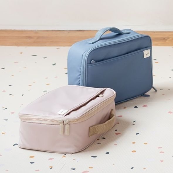 3 SPROUTS TAŠKA NA SVAČINU RECYCLED TAUPE - KRABIČKY NA SVAČINU - KRMENÍ