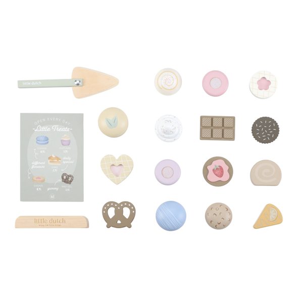 LITTLE DUTCH STOJAN NA CUKROVÍ S DOPLŇKY DŘEVĚNÝ - LITTLE DUTCH - PRO DĚTI