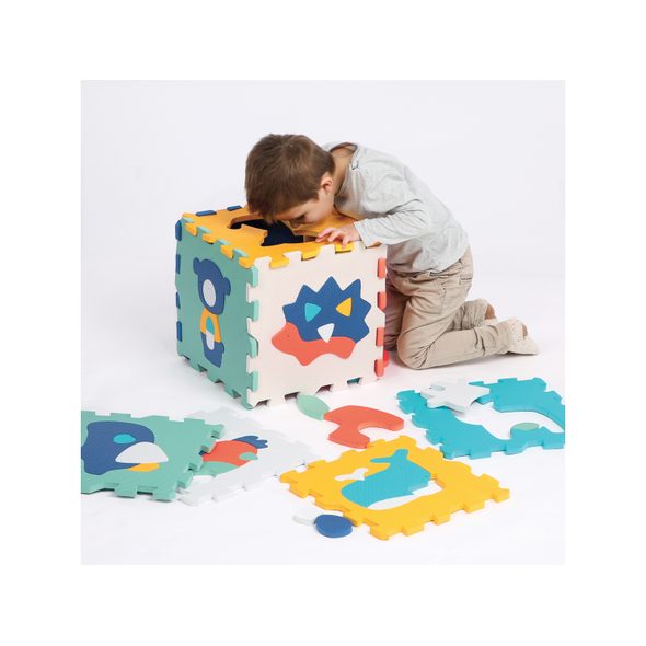 LUDI PUZZLE PĚNOVÉ 90X90 CM ZVÍŘÁTKA - PUZZLE - PRO DĚTI