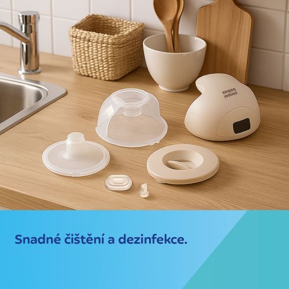 CANPOL BABIES DVOJITÁ ELEKTRICKÁ ODSÁVAČKA MATEŘSKÉHO MLÉKA DO PODPRSENKY SMARTSENSE - ODSÁVAČKY MATEŘSKÉHO MLÉKA - KRMENÍ