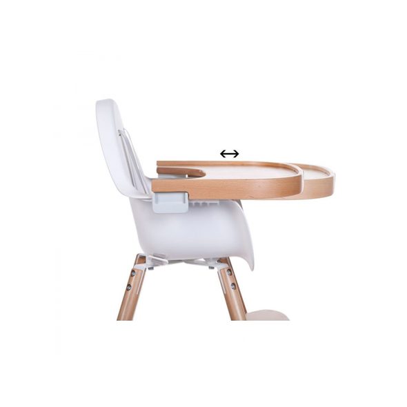 CHILDHOME PULT K ŽIDLIČCE EVOLU 2 DŘEVĚNÝ NATURAL - DOPLŇKY K ŽIDLIČKÁM - KRMENÍ