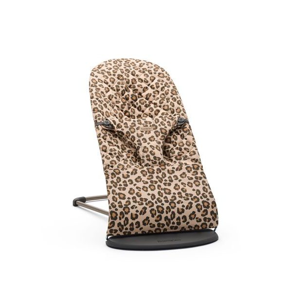 BABYBJÖRN LEHÁTKO BOUNCER BLISS LEOPARD PRINT COTTON - LEHÁTKA A HOJDAČKY - SPINKÁNÍ