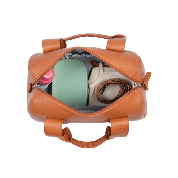 CHILDHOME PŘEBALOVACÍ TAŠKA MOMMY CLUB SIGNATURE VEGAN LEATHER BROWN - PŘEBALOVACÍ TAŠKY - KOČÁRKY A PŘÍSLUŠENSTVÍ