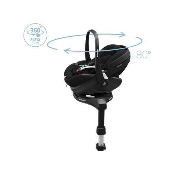MAXI-COSI PEBBLE 360 PRO 2 AUTOSEDAČKA ESSENTIAL BLACK + ZÁKLADNA FAMILYFIX 360 PRO - AUTOSEDAČKY 0-13KG - AUTOSEDAČKY A PŘÍSLUŠENSTVÍ