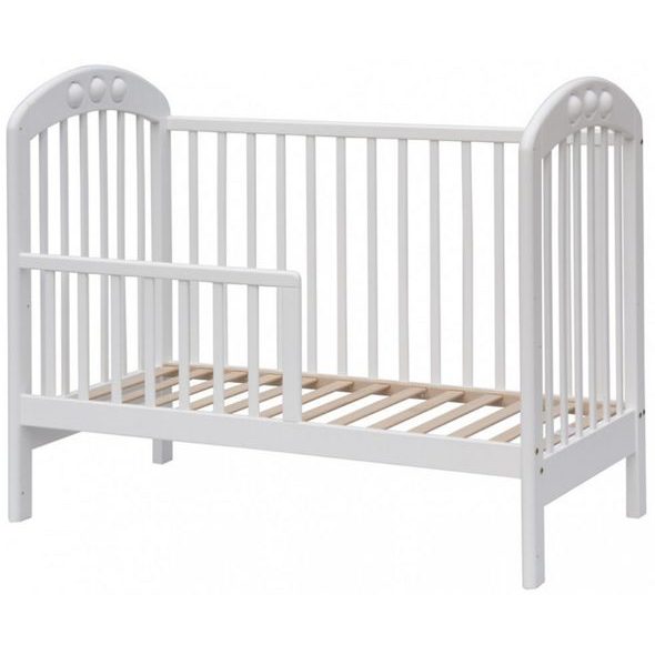 SCARLETT VÁLENDOVÁ BOČNICE ATLANTA- BÍLÁ - DŘEVĚNÉ POSTÝLKY - SPINKÁNÍ