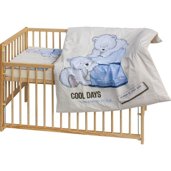 SCARLETT DĚTSKÁ POSTÝLKA S KOMPLETNÍ VÝBAVOU SCARLETT 120 X 60 CM - BARY - DŘEVĚNÉ POSTÝLKY - SPINKÁNÍ