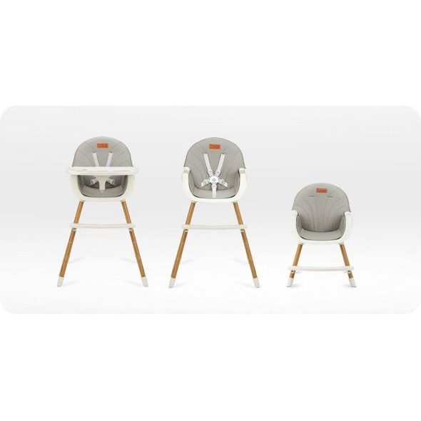 MOMI JÍDELNÍ ŽIDLIČKA MOMI REKI ŠEDÁ - JÍDELNÍ ŽIDLIČKY PLASTOVÉ - KRMENÍ