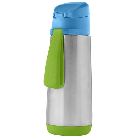 B.BOX TERMOSKA NA PITÍ SPORT 500 ML - MODRÁ/ZELENÁ - TERMOOBALY A TERMOSKY - KRMENÍ