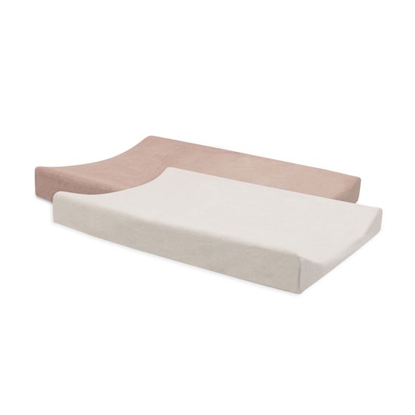 JOLLEIN POTAH NA PŘEBALOVACÍ PODLOŽKU 50X70CM 2 KS FROTÉ WILD ROSE/IVORY - POTAHY NA PŘEBALOVACÍ PODLOŽKY - PŘEBALOVÁNÍ