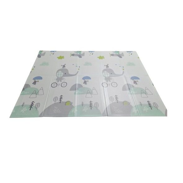 PETITE&MARS PODLOŽKA NA HRANÍ SKLÁDACÍ CAMPY ELEPHANT&CITY - HRACÍ PODLOŽKY NA ZEM - SPINKÁNÍ