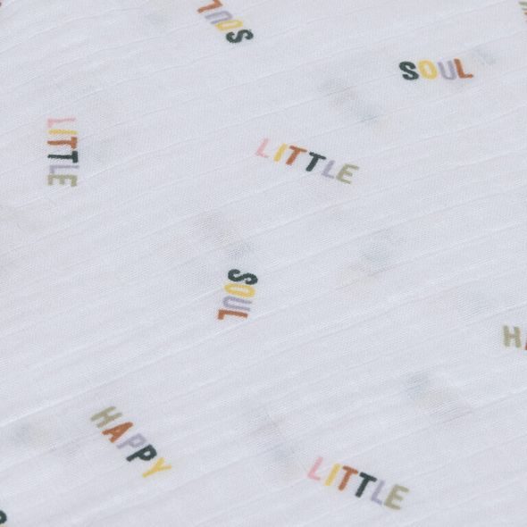 LÄSSIG BABIES SWADDLE BURP BLANKET 85X85 HAPPY FRUITS LEMON - LÁTKOVÉ PLENY ALL IN ONE - PŘEBALOVÁNÍ