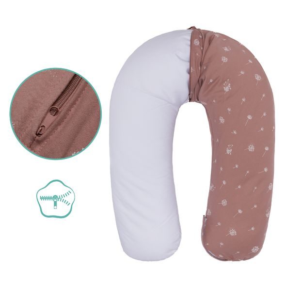 FILLIKID KOJÍCÍ POLŠTÁŘ DANDELION PINK 190 CM - KOJÍCÍ POLŠTÁŘE - KRMENÍ