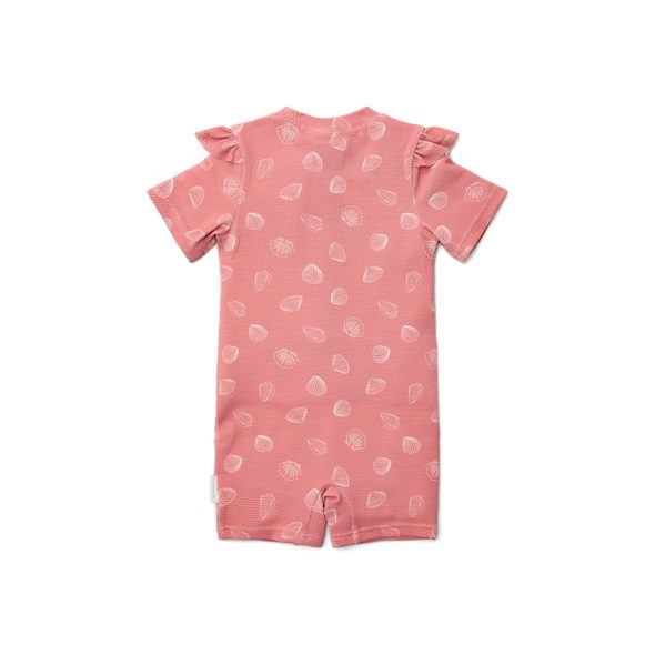 LITTLE DUTCH PLAVKY KRÁTKÝ RUKÁV OCEAN TREASURES PINK VEL. 86/92 - KOJENECKÉ PLAVKY - KOUPÁNÍ A ZDRAVÍ