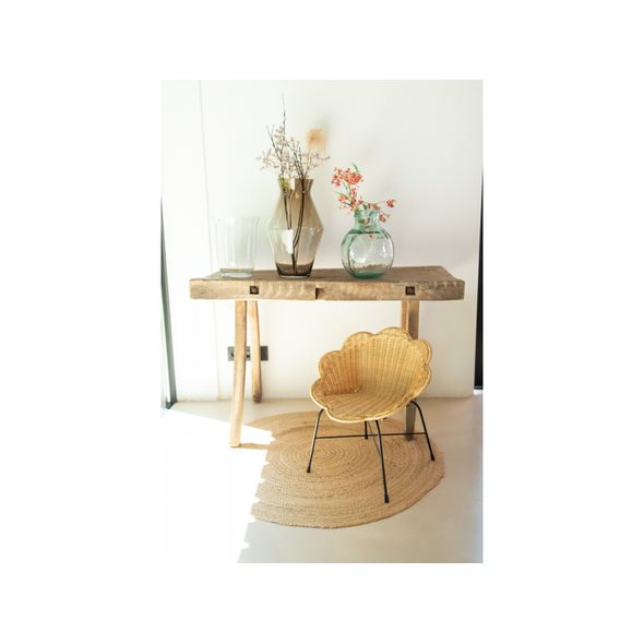 CHILDHOME KŘESLO DĚTSKÉ RATANOVÉ FLOWER - KŘESÍLKA - SPINKÁNÍ