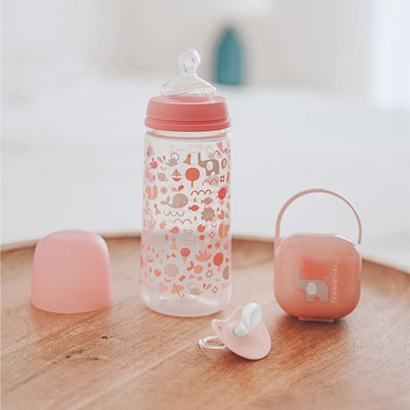 SUAVINÉX KRABIČKA NA DUDLÍK MEMORIES - RŮŽOVÁ - ŠIDÍTKA A DOPLŇKY - KRMENÍ