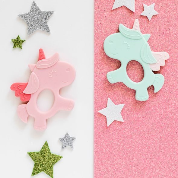 CANPOL BABIES SILIKONOVÉ KOUSÁTKO JEDNOROŽEC - KOUSÁTKA - PRO DĚTI