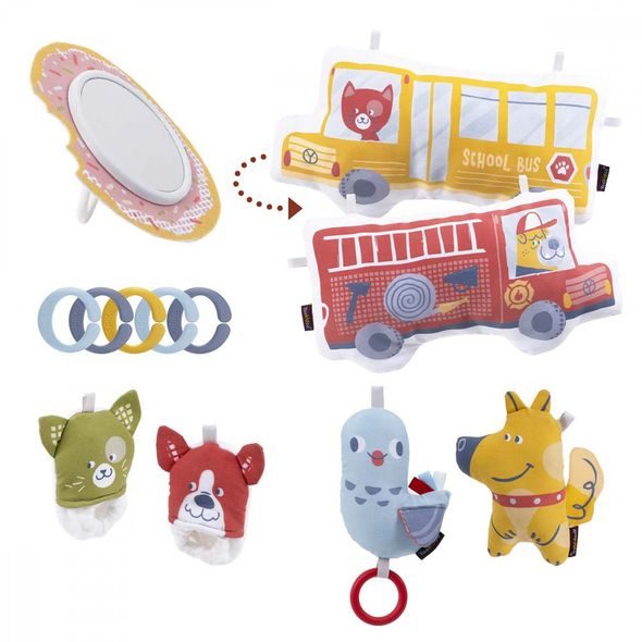 YOOKIDOO POLOHOVACÍ HRACÍ DEKA MĚSTO - LEHÁTKA A HOUPADLA - SPINKÁNÍ