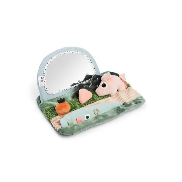 DONE BY DEER AKTIVNÍ ZRCADLO NA PODLAHU TINY FARM - HRA NA BŘÍŠKU - PRO DĚTI