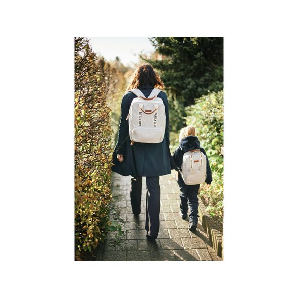 CHILDHOME DĚTSKÝ BATOH MINI CLUB SIGNATURE OFF WHITE - BATOHY A TAŠKY - PRO DĚTI