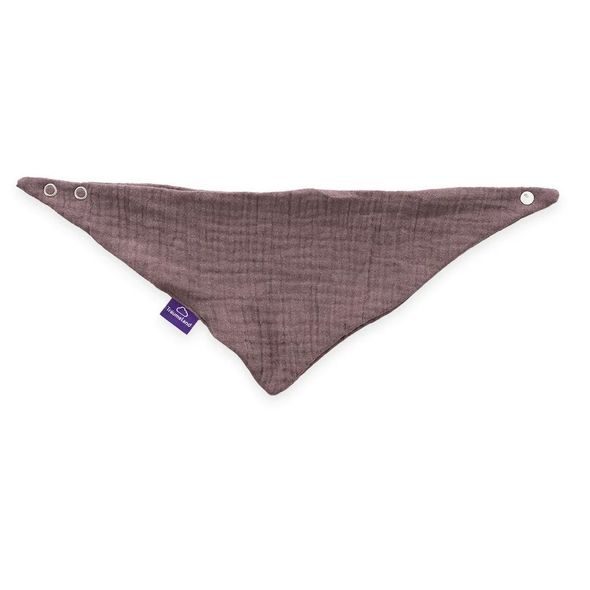 TRÄUMELAND BANDANA BIB 2 KS BEIGE & SCHOKOPFLAUME - BRYNDÁKY - KRMENÍ