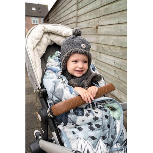 LODGER HATTER EMPIRE FLEECE PIGEON 3 - 6 MĚSÍCŮ - ČEPIČKY A KLOBOUČKY - PRO DĚTI